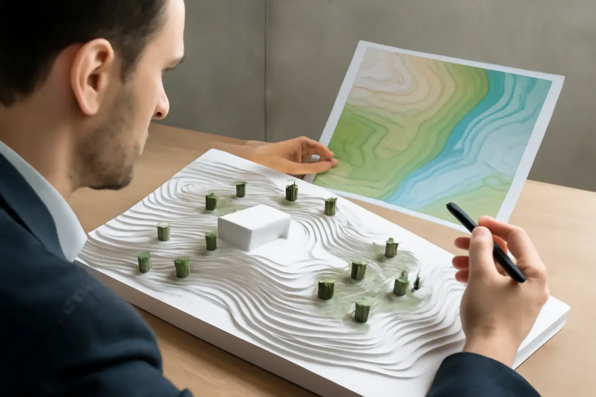 Invloed van locatie: topografie en microklimaat