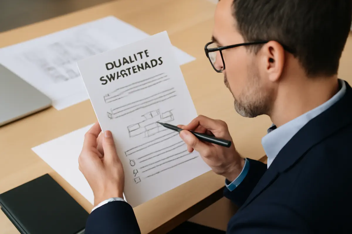 Belangrijke kwaliteitsstandaarden ontwerp