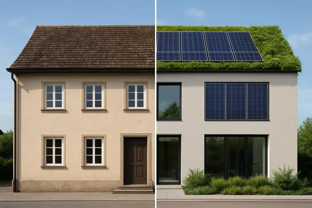 Traditionele vs duurzame architectuur: vergelijking & voordelen